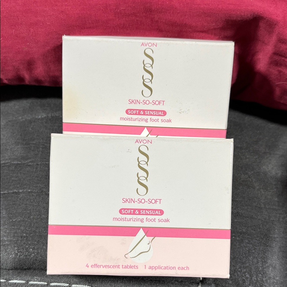 Avon Skin-So-Soft Pink Foot Soak 7 tablets